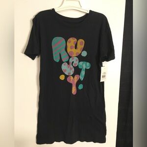 RUSTY VINTAGE NEW WITH TAGS LONG BABY TEE SIZE L